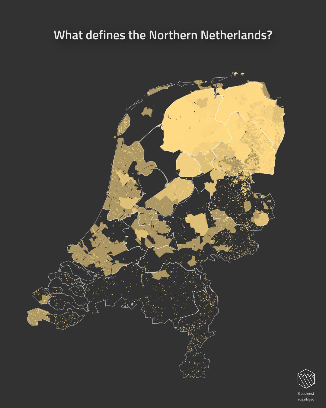 De winnende kaart van Noord-Nederland