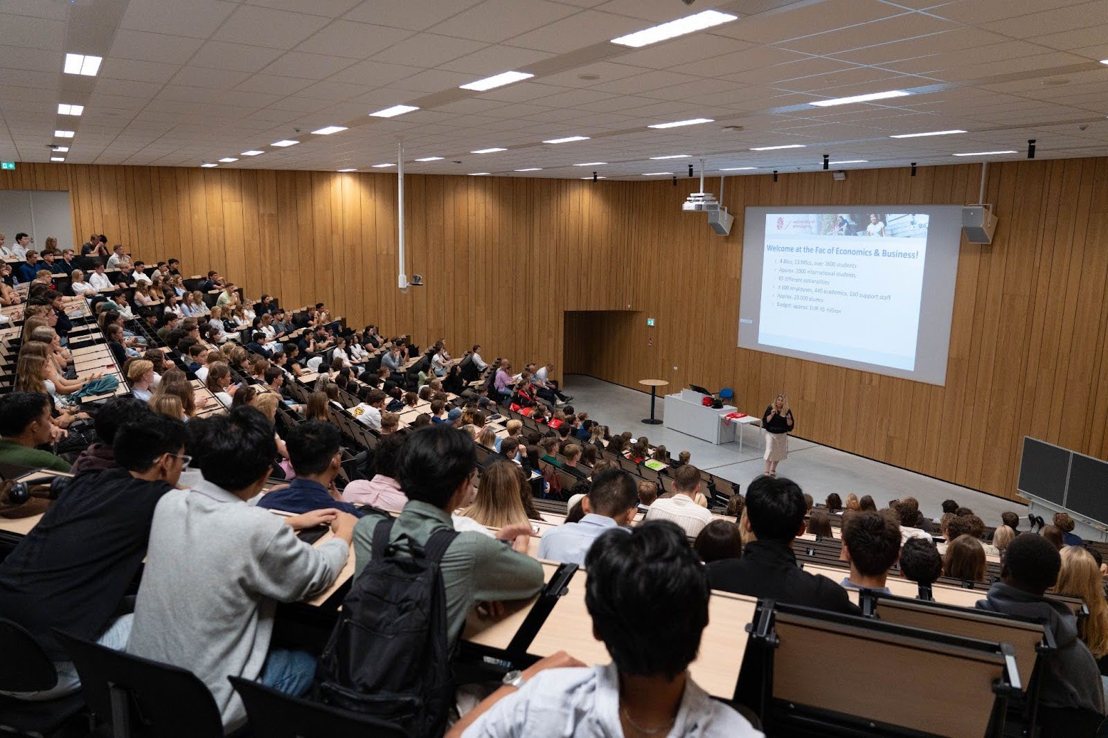 Sfeerbeelden collegezaal