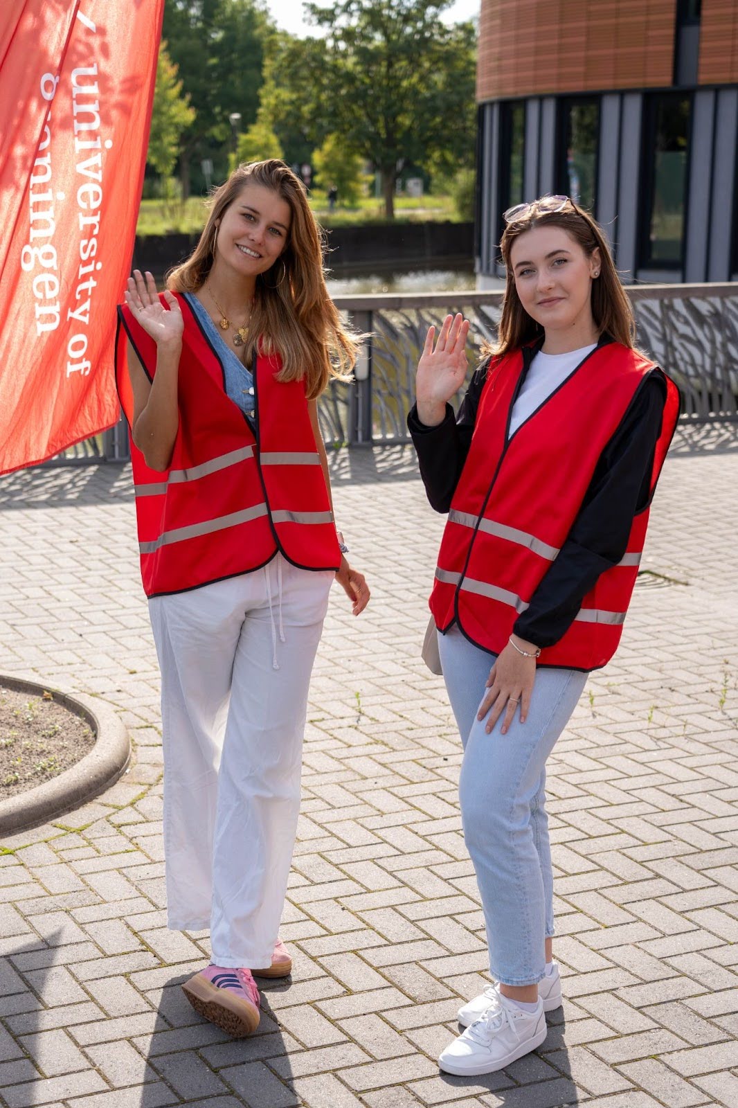 Studenten op Open Dag
