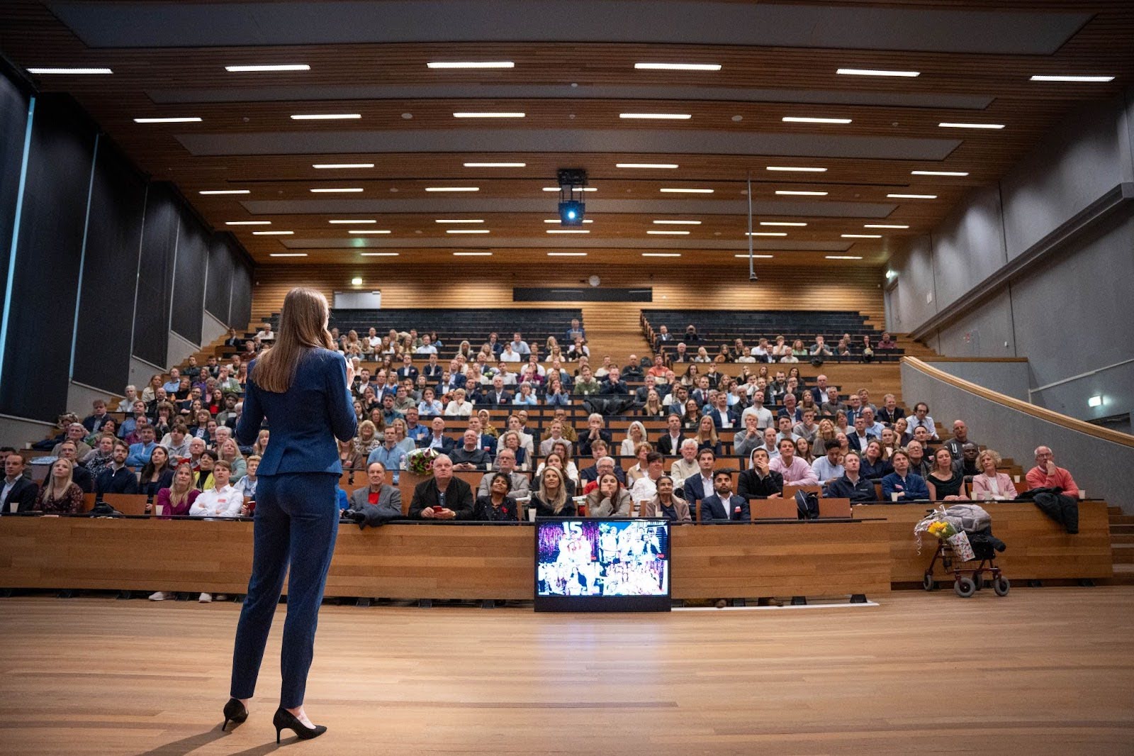 Presentatie voor grote zaal