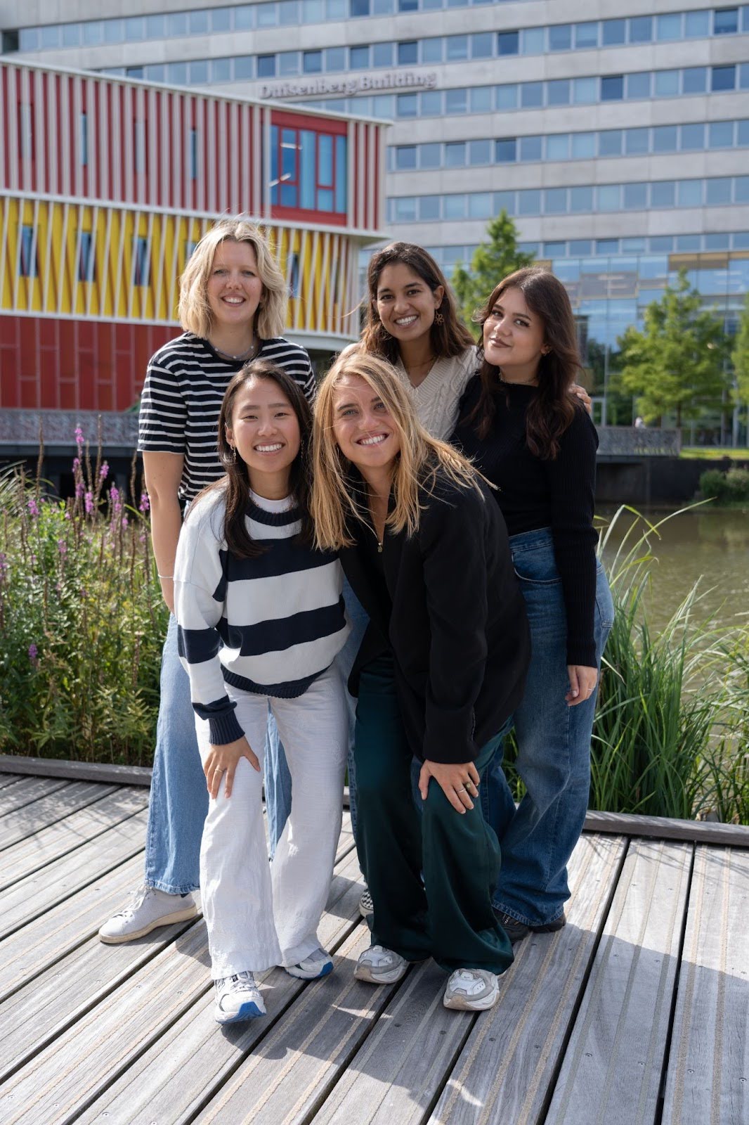 Studenten op de Zernike Campus