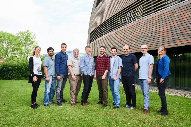 Het Team Data Science: v.l.n.r. Nicoletta Giudice, Venustiano Soancatl Aguilar, Jonas Bulthuis, Rees Williams, Herbert Kruitbosch, Dimitrios Soudis, Andrey Tsyganov, Arya Babai, Cristian Marocico, Leslie Zwerwer.