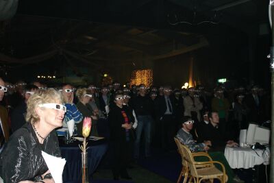 Some guests and on the right side Frans van Hoesel (with spectacles) and Martijn Kragtwijk (click to enlarge).