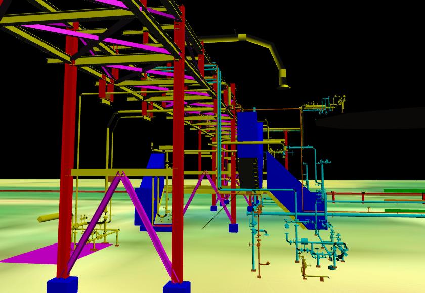 A VR visualisation of this gas treatment installation shows the added vallue of VR