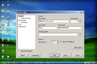 Figure 7 WinSCP login screen