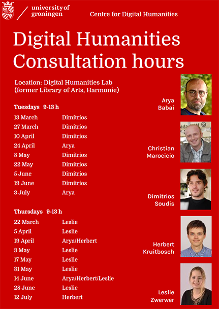 Digital Humanities Consulting Hours