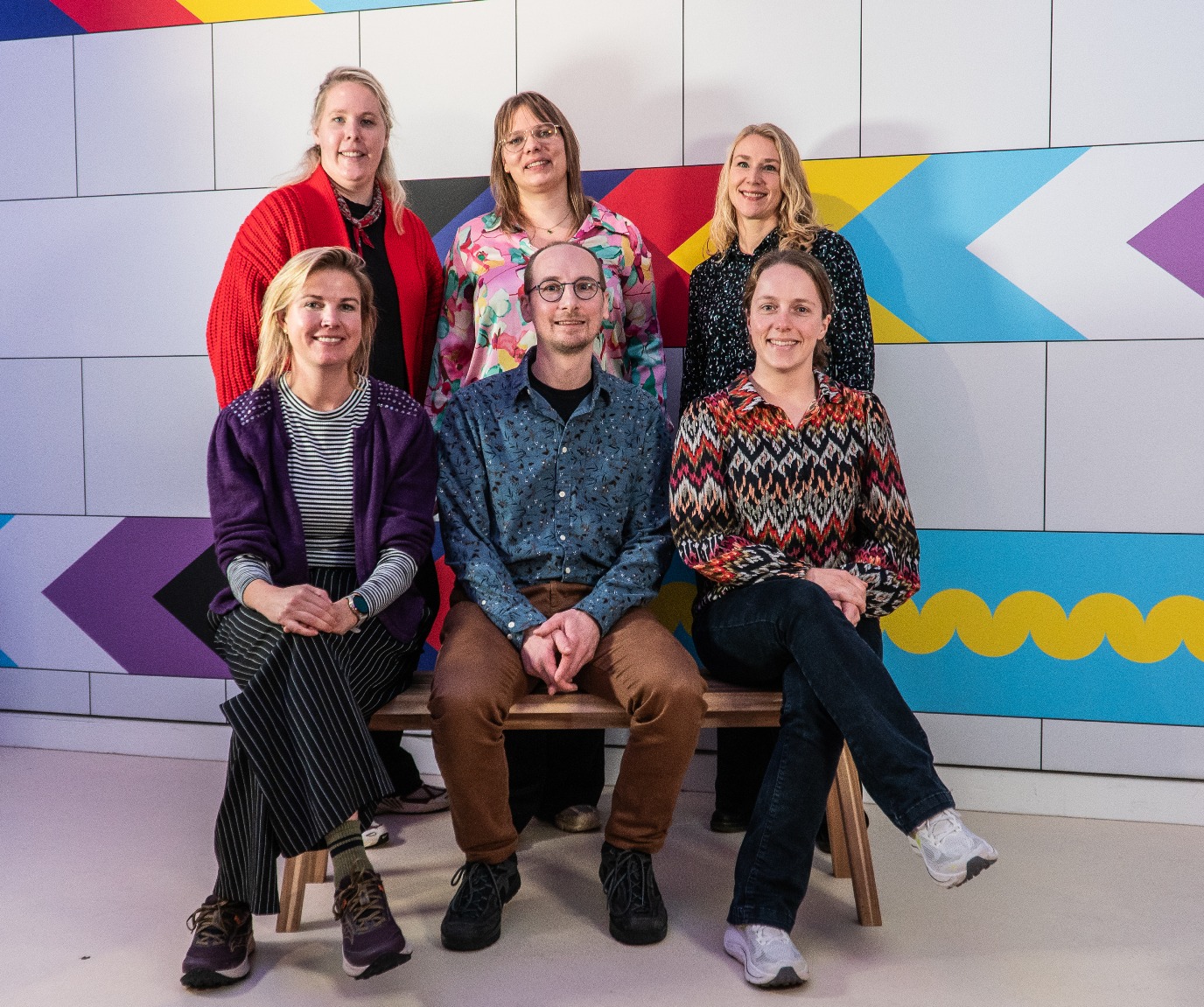 Douwe, Joanne, Marco, Anita, Linda, Niels, Karen, Wendy. Niet op de foto: Vincent.