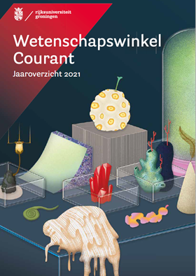 Saskia van der Post ontwierp de omslag van de Wetenschapswinkel Courant 2021