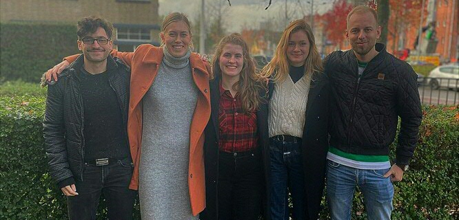 The Green Deal Team: Gigi, Romy, Wera, Nora and Okke