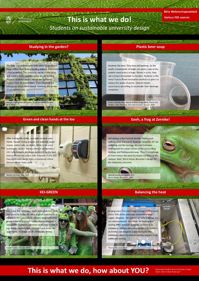 Duurzaamheid en de universiteit