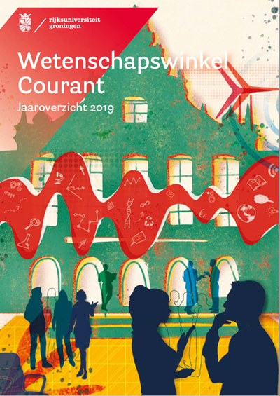 Illustrator én biologe Kim Veenman ontwierp de omslag van het jaarbericht 2019 (www.kimveenman.nl).