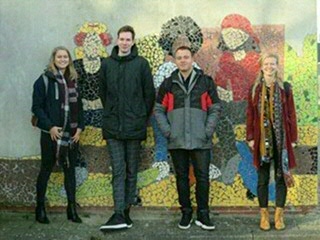 From left to right: Roos Gielen, Joren Arkes, Stefan Ivanov, Ydwer Hoekstra.
