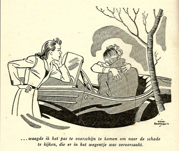 Hans Borrebach toont zelfstandige en vrije meisjes in "Madeleine erft een kostschool" (1947)