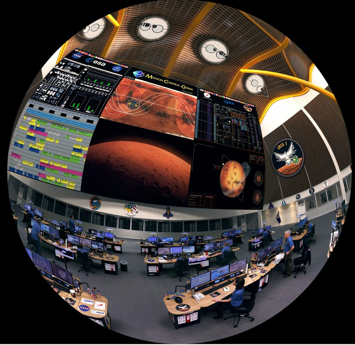 Still from recent Mars production from Mirage3D. Computer Graphic