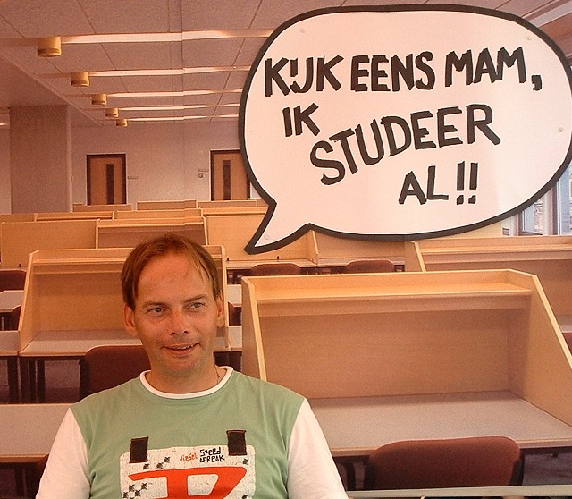 Ulco voor de door hem bedachte KEI-actie van de UB