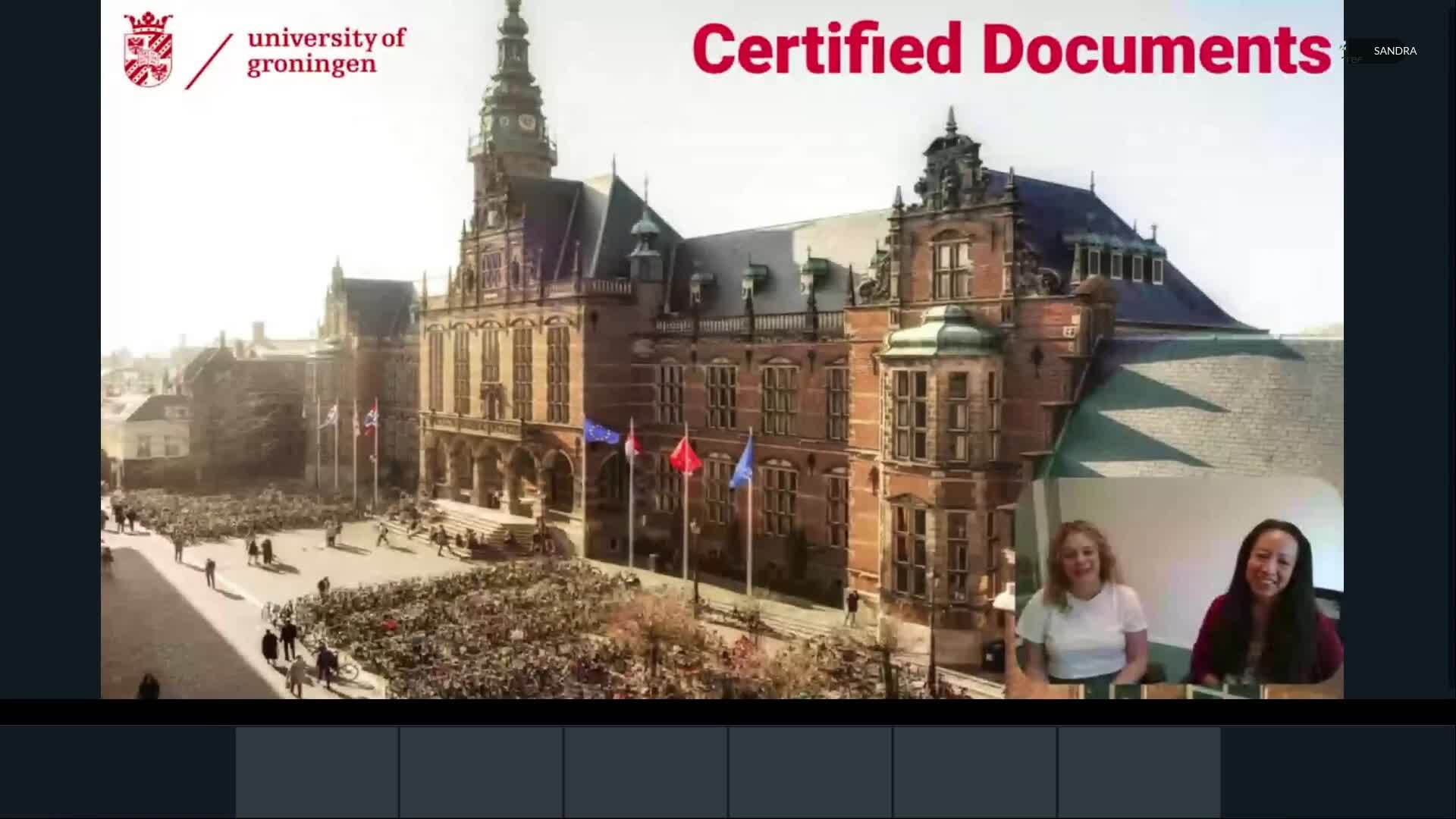 Certified Documents recording