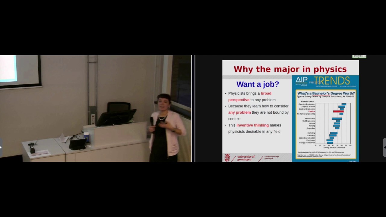 Presentation on the Physics major by Oksana