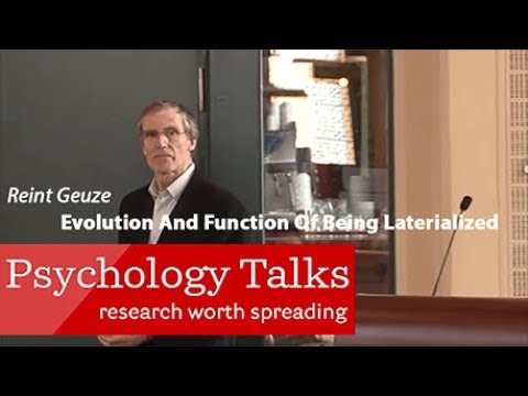 Evolution And Function Of Being Lateralized - dr. R.H. (Reint) Geuze