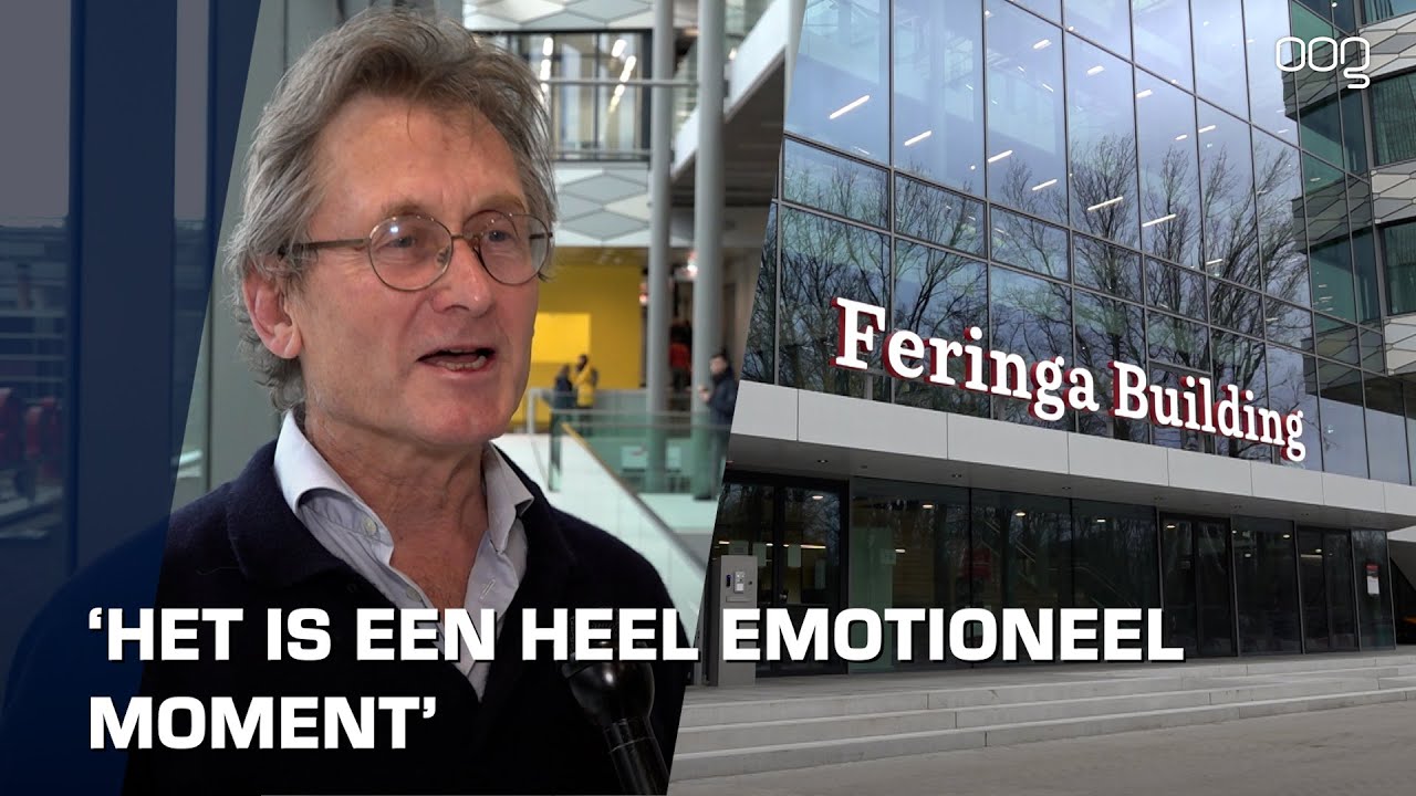 Ben Feringa geeft voor het eerst college in Feringa Building (Oog TV)