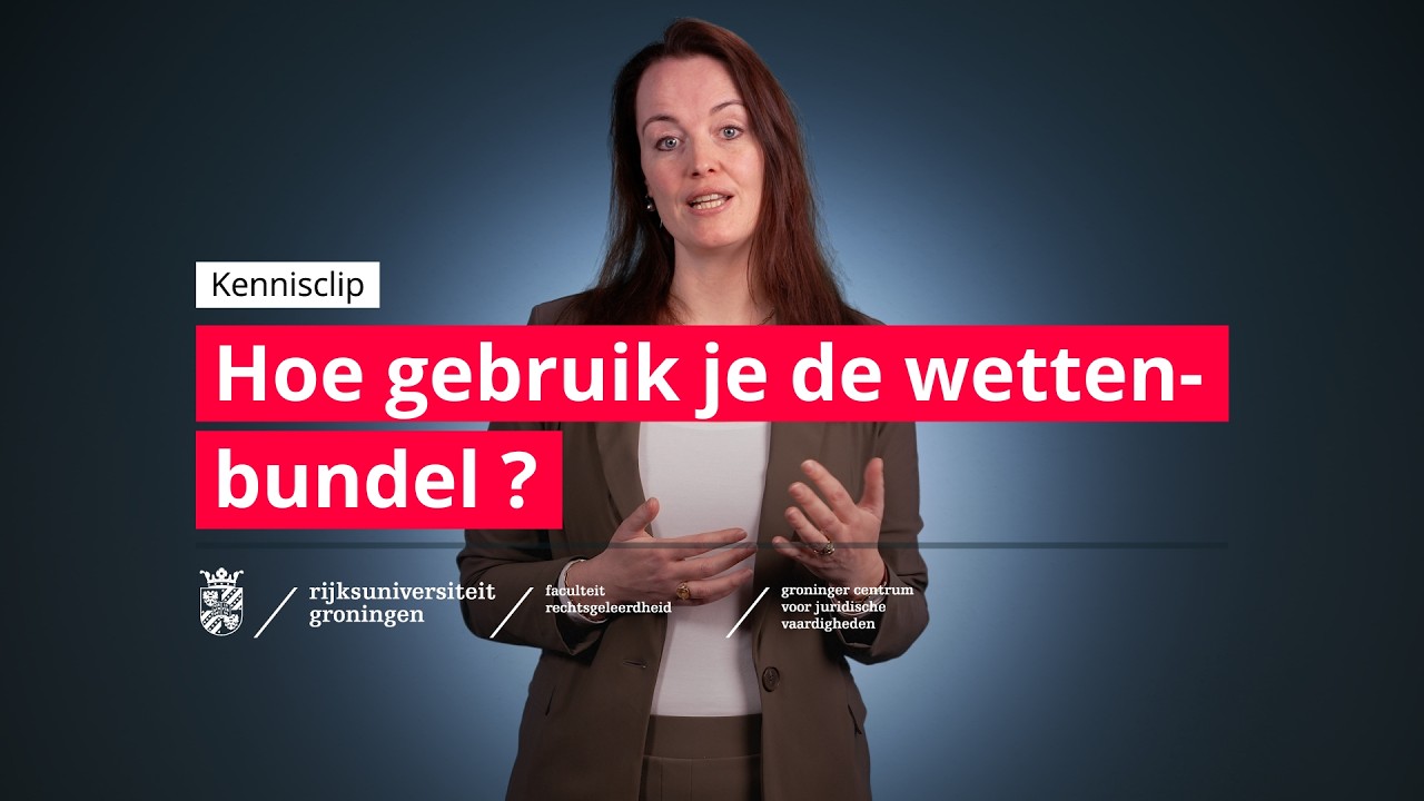 Kennisclip: Hoe gebruik je de wettenbundel?