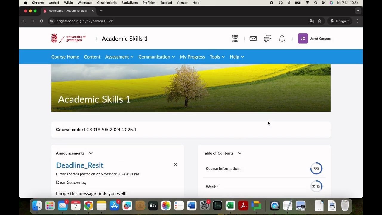 Student Portal instruction video