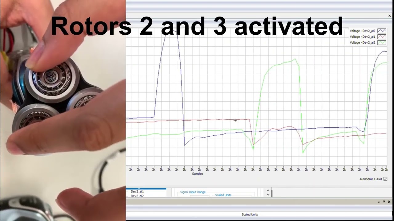 Graphene-PDMS spongy piezoresistive sensors as pressure sensors for qualitative pressure monitoring - shaver