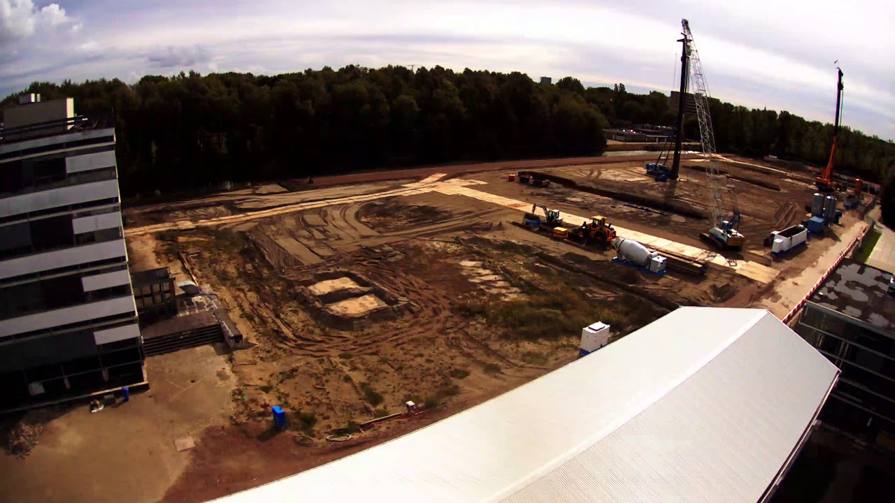 Timelapse of first 8 months of the construction site Feringa Building