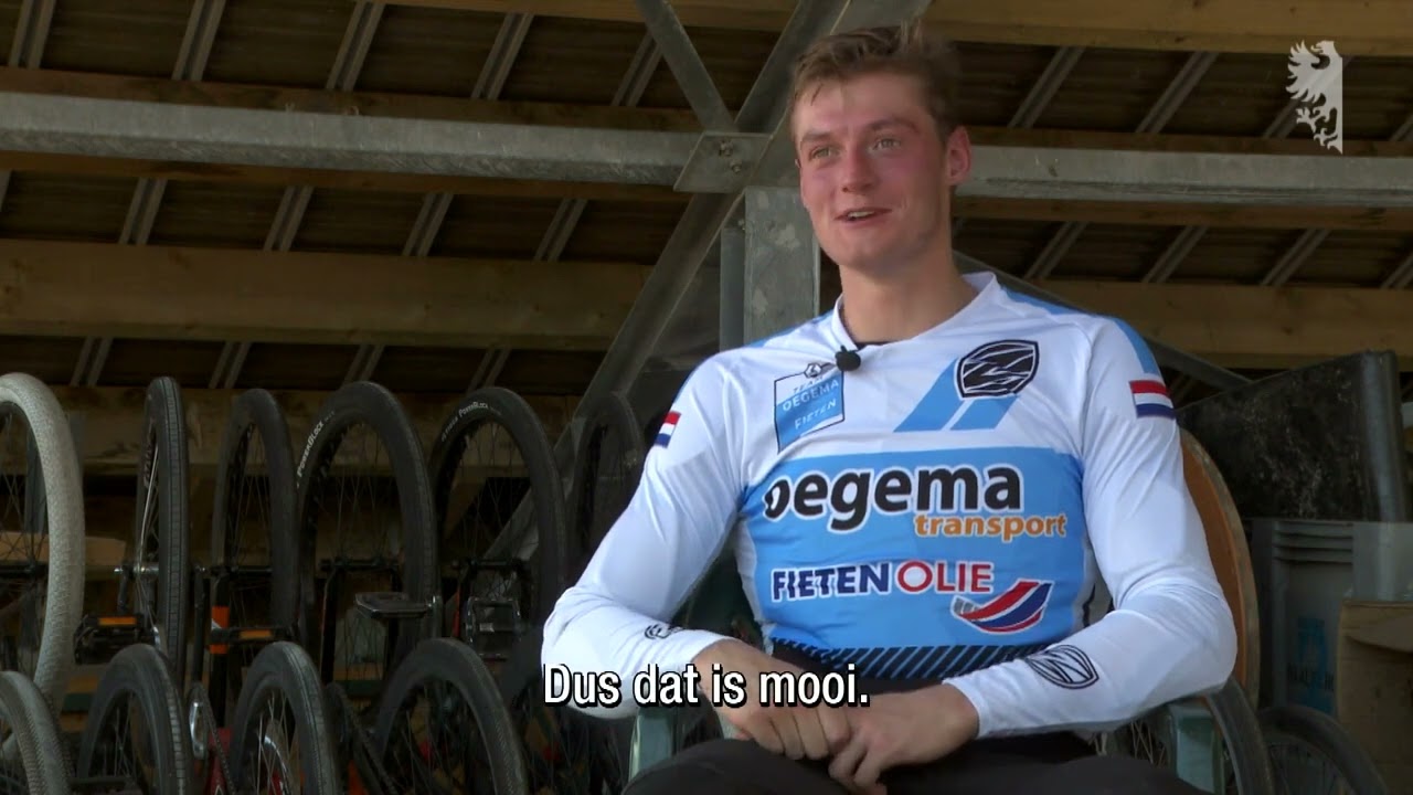 Ynze Oegema combineert studie Technische Bedrijfskunde met BMX'en op hoog niveau
