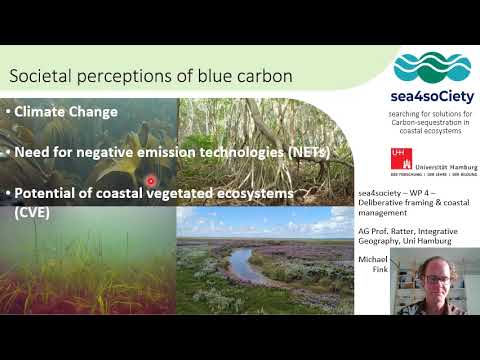 Dr. Michael Fink, University of Hamburg: Societal Perceptions of Blue Carbon