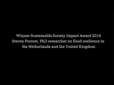 Steven Forrest, winner Sustainable Society Impact Award 2016