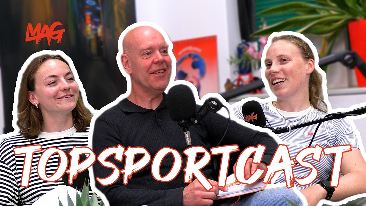 Merlijn en Colet in de Topsportcast