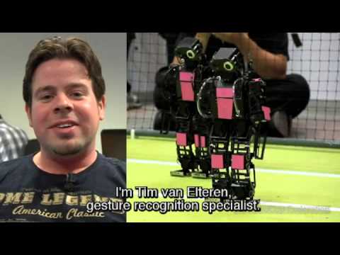 Robot van studenten op reis