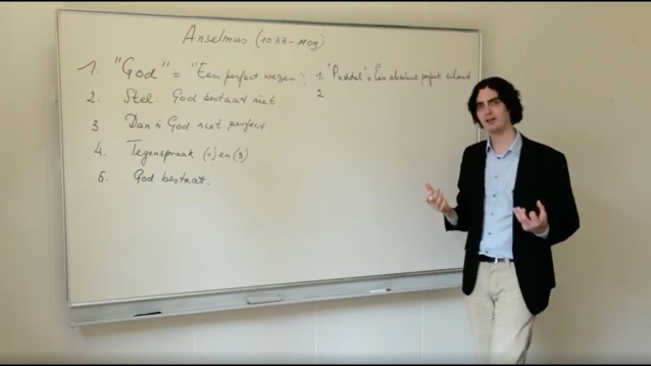 Han Thomas Adriaenssen: Het Godsbewijs van Anselmus