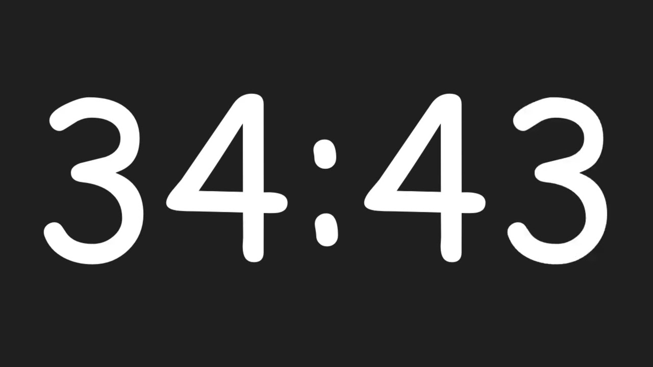 The clock is ticking