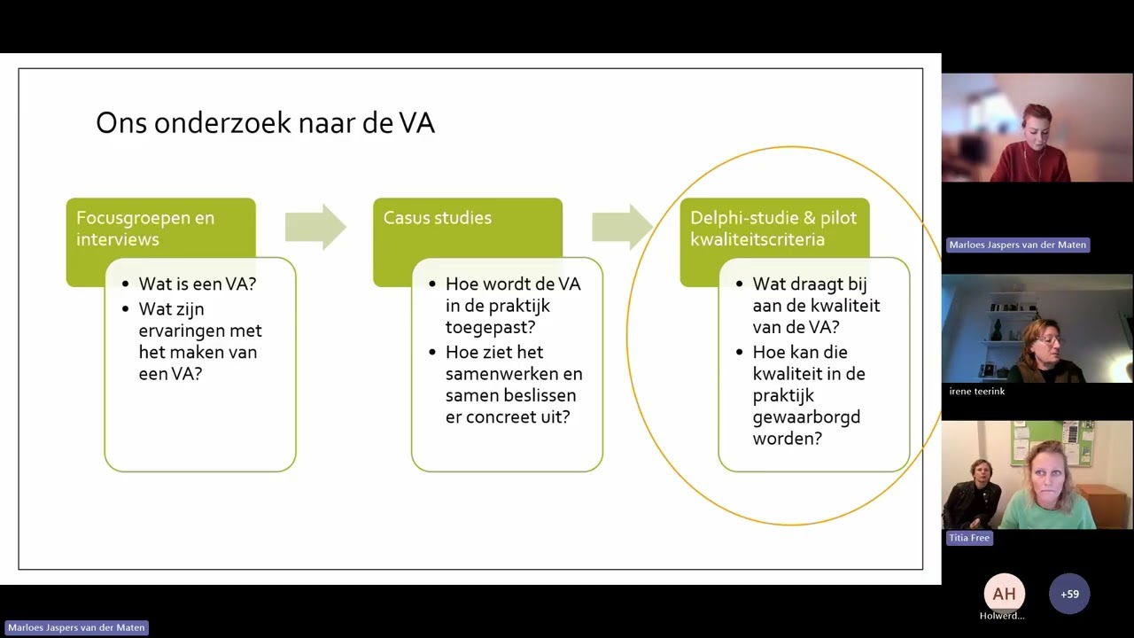 Webinar Marloes Jaspers van der Maten en Angela Luteijn. Verklarende analyse (VA): Hoe waarborg je de kwaliteit?