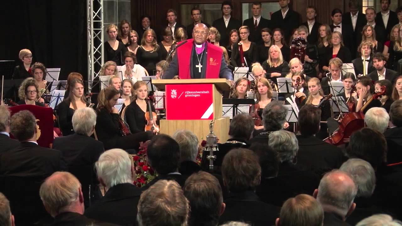 Desmond Tutu awarded honorary doctorate (speech)