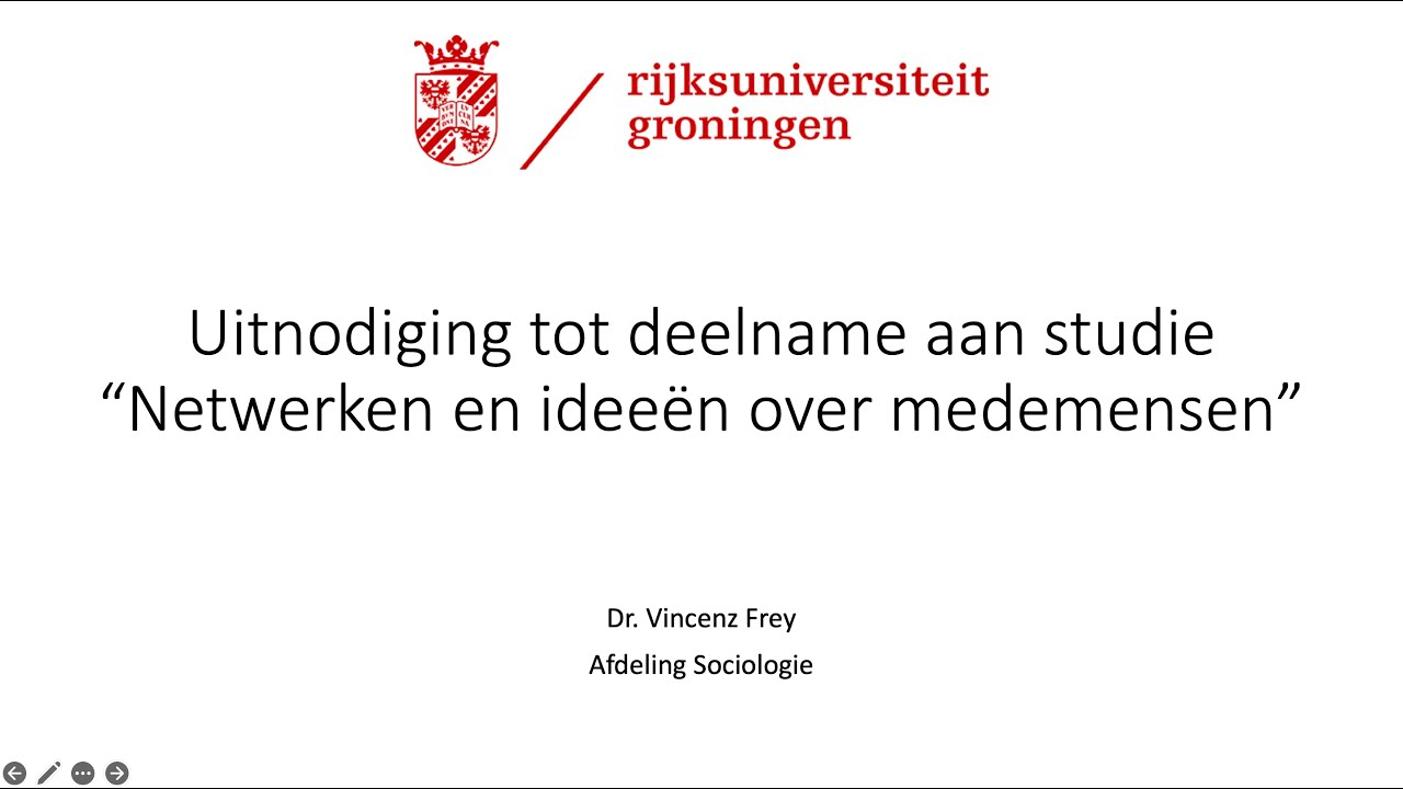 Toelichting onderzoek en deelname aan het onderzoek door dr. Vincenz Frey