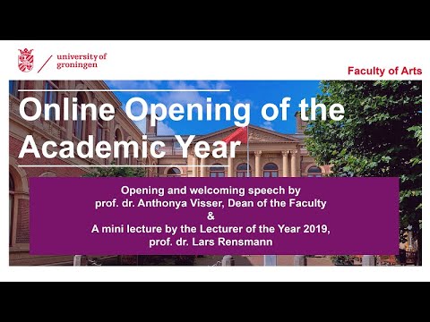 Opening of the Academic Year, Faculty of Arts