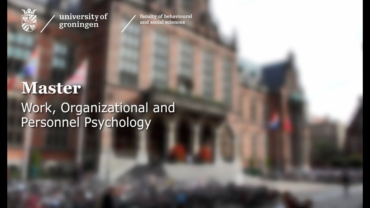 MSc Work, Organizational and Personnel Psychology - video