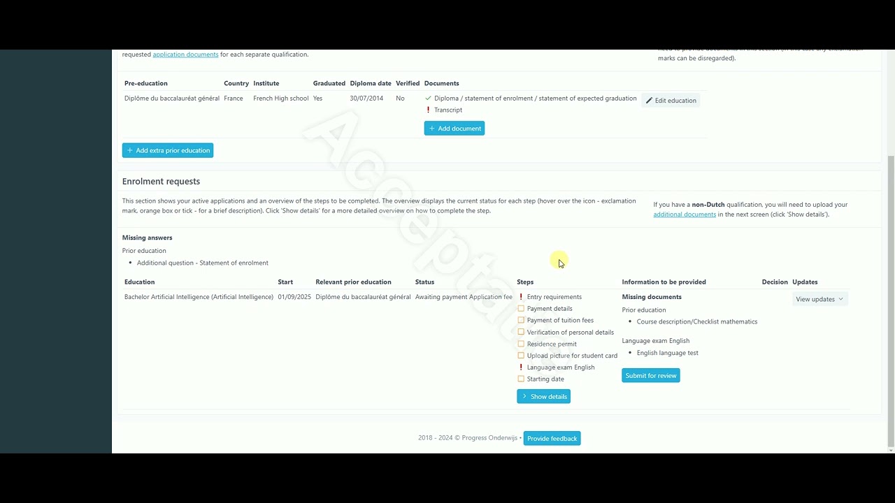 Progress Portal instructional video