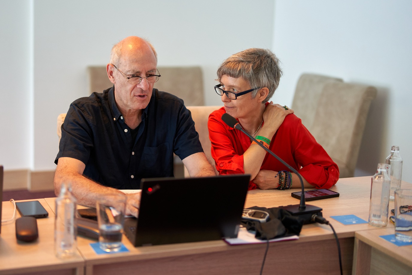 Robert Steinberger-Wilckens with Iris Bertz