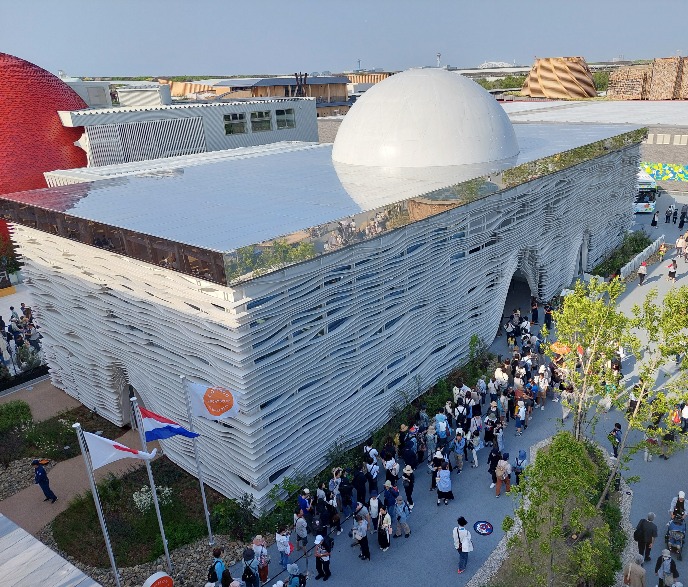 Dutch pavilion at the Osaka Expo